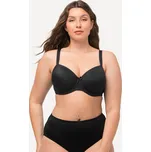 Ulla Popken, Plus size Podprsenka s kosticemi, měkké košíčky, košíčky B-D pro plnoštíhlé nadměrná velikost, 697144100-1093, černý, 100D, Nadměrné velikosti, Plus size oblečení, Oblečení pro boubelky, Oblečení pro baculky, Oblečení pro plnoštíhlé, Oblečení