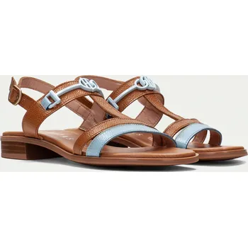 Dámské tenisky Obuv Hispanitas CHV253952 hnědo-modrá sandálka se sponou Velikost obuvi: 40