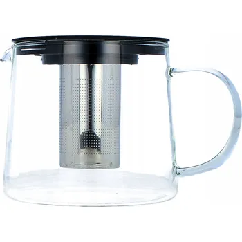 Konvice na čaj KONVICE NA ČAJ SE SÍTKEM 1,5l Nerezová Skleněná 1,5 l
