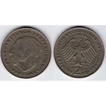 NĚMECKO. 2 Mark 1978/G. Theodor Heuss. KM-A127.