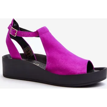 Dámské sandále Zazoo 2914 Dámské sandály z semiše Barva: Růžová, Velikost: 36