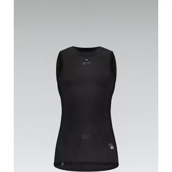 cyklistický dres GOBIK Cyklistické triko bez rukávů - SECOND SKIN W - černá