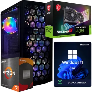 Stolní počítač HERNÍ SET RYZEN 7 32GB RTX 3060 Dual 12GB