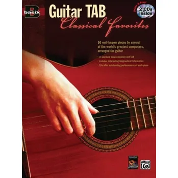 Basix Guitar TAB Classical Favorites (noty, tabulatury na kytaru)(+audio)
