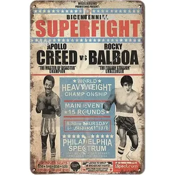 Plechová cedule Vintage box | Retro plechová cedule, Filmový plakát - 22 , 40x30 cm