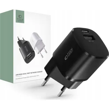 UNIVERZÁLNÍ SÍŤOVÁ NABÍJEČKA USB-A + USB-C 20W