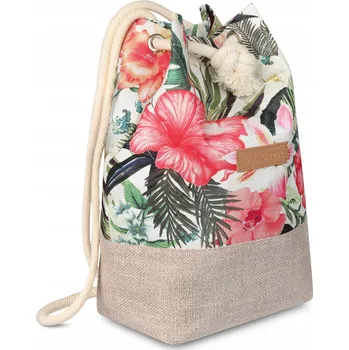 Batoh s městskými květinami, taška, batoh, prostorná taška ZAGATTO