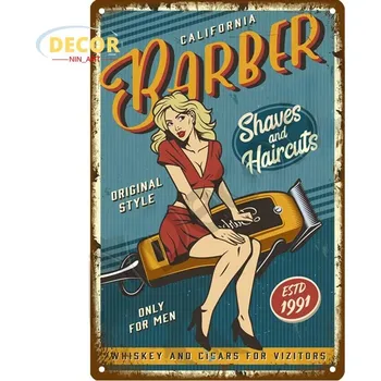 Plechová cedule Vintage plechová cedule | Retro tabulka - 16 , 20 x 30 cm - 7,9 x 11,8 palce