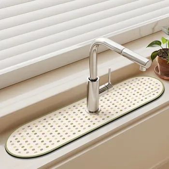 Protiskluzová podložka Kuchyňská savá podložka pod baterii | Odkapávací podložka, Protiskluzová podložka - 1 , 14x40 cm