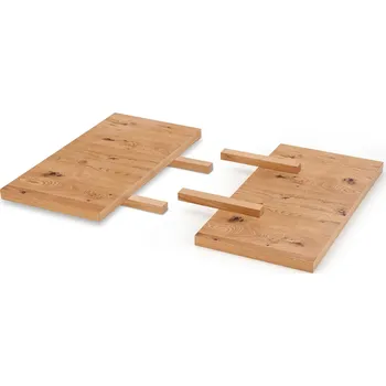 Jídelní stůl VOMAKS ERASTO III deska | prodloužení 45x90 cm komplet přírodní dub