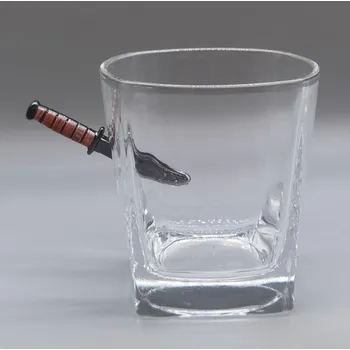 Sklenice Sklenice na whisky s nožem Caliber Gourmet, 260 ml