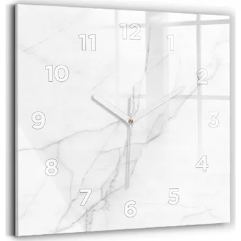 Hodiny Nástěnné hodiny Wallfluent bílé 30 cm