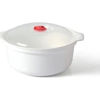 Dóza na potraviny Mikrovlnný ohřívací box na jídlo s víkem | nádoba na rýži, pařák na knedlíky - M