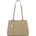 Dámská elegantní kabelka Hexagona Anais - zeleno-bronzová