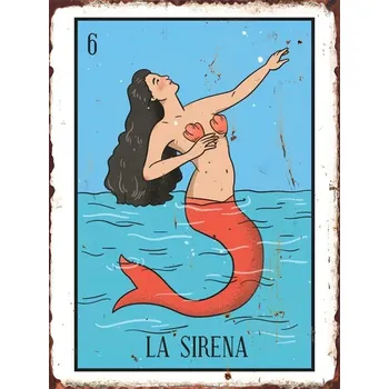 Plechová cedule Plechová cedule | Dekorační tabule, Vintage plakát - 4 , 14x20 cm