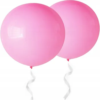 Balónek 45cm balónek kulatý velký pro balónkové girlandy RŮŽOVÝ
