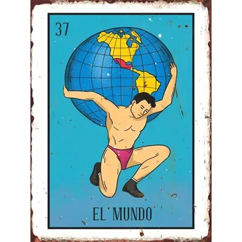 Plechová cedule Plechová cedule | Dekorační tabule, Vintage plakát - 7 , 20x30 cm