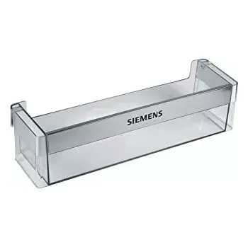 Příslušenství pro lednici Originální police dveří BSH pro chladničky Bosch a Siemens - praktická přihrádka na dveře s kódem 00743291 pro dokonalé uspořádání potravin