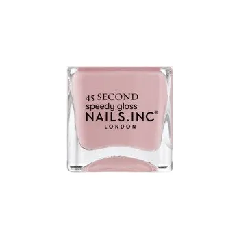 Přípravek na nehty Nails Inc. London 45 Second Speedy Gloss rychleschnoucí lak na nehty s péčí o nehty 14 ml, King Cross Keeps Cool