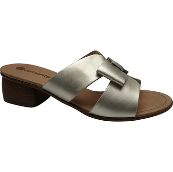 Dámské pantofle Letní vycházková obuv-pantofle, Remonte, gold: Zlatá Povrstvená kůže 28,8 44 G - standardní šíře (29744-29745)