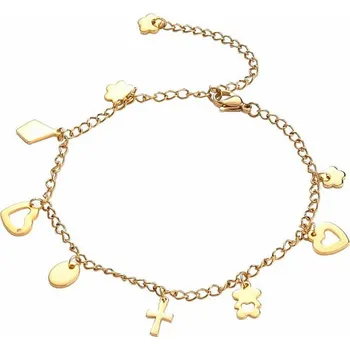 Náramek Náramek na nohu nerez ocel Symboly obvod cca 23 cm