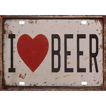 Plechová cedule Plechová retro cedule | pivní tabulka - 1 , 20x30 cm