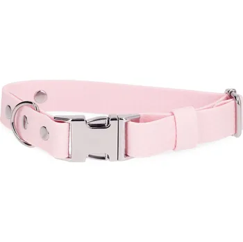 Obojek pro psa Obojek se zacvakávací přezkou, vel L, 39-47 cm / pastelově růžový