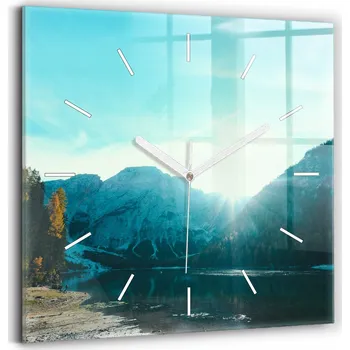 Hodiny Nástěnné hodiny Wallfluent modré 30 cm