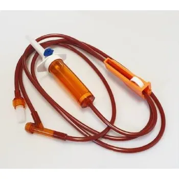 easyFLOW IS AMBER - infuzní set, jantarová barva, bez ftalátů, sterilní