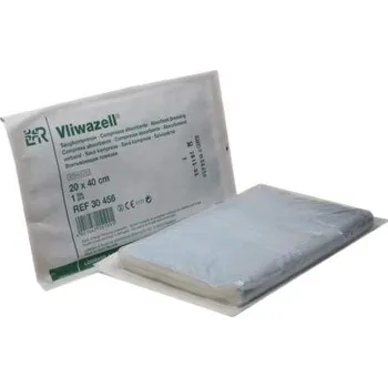 Krytí na ránu VLIWAZELL - STERILNÍ KOMPRESE, 20CM X 40CM, 30KS KOMBINOVANÁ SAVÁ