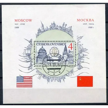 Poštovní známka Českosloveská pošta (1988) A 2852 A - O - Československo - Za svět bez jaderných zbraní