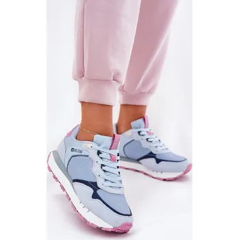 Dámská obuv Semišové Lehká Sportovní Obuv Dámská Big Star RR274236 HI-POLY SYSTEM Barva: Modrá, Velikost: 36