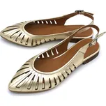 Dámské kožené lodičky 182-611 Iberius zlaté Barva: zlatá, Velikost: 39