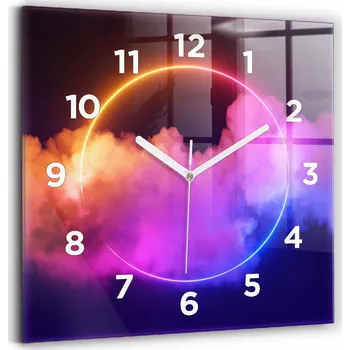 Hodiny Nástěnné hodiny Wallfluent modré 30 cm