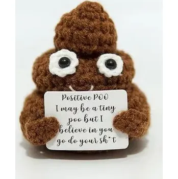 plyšák Háčkovaná postavička GJ201-BROWN POO