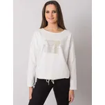 Smetanové dámské tričko s potiskem RV-BZ-7326.70P-ecru Velikost: L/XL