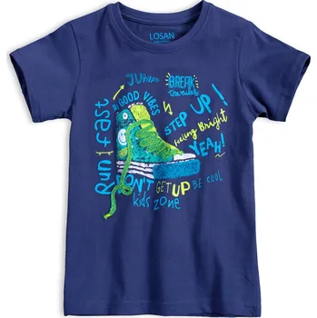 Chlapecké tričko Chlapecké tričko LOSAN JUMP modré Velikost: 104