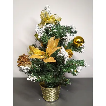 Vánoční stromek Stromeček vánoční zdobený, malý, 42cm