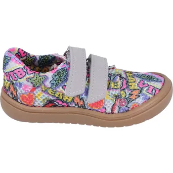 Dívčí tenisky Síťované tenisky Jonap barefoot B7 barevné 27