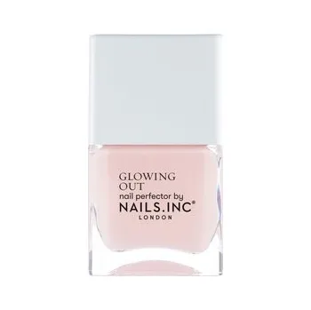 Přípravek na nehty Nails Inc. London Glowing dlouhotrvající lak na nehty s duhovými perlami 14 ml, Glow With The Flow