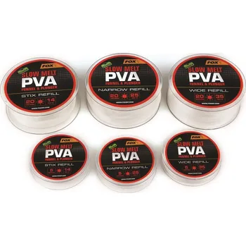 PVA Fox International Fox náhradní PVA punčocha Edges Refill Slow Melt Varianta: 20 m 35 mm Wide (CPV078)