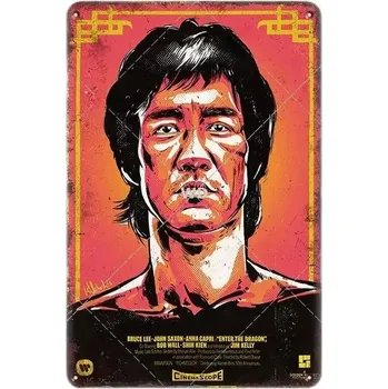 Plechová cedule Vintage box | Retro plechová cedule, Filmový plakát - 13 , 20 x 14 cm