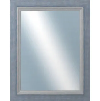 Zrcadlo DANTIK - Zrcadlo v rámu 40x50 | AMALFI modrá