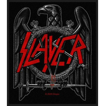 Nášivka Nášivka z Slayer - Black Eagle - Žádný - Černá / šedá / červená