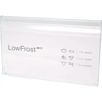 Příslušenství pro lednici  Přední panel šuplíku mrazničky Bosch Siemens 11013062 - Náhradní díl s rozměry 402 × 263 mm pro dokonalé uložení potravin v mrazicím oddílu
