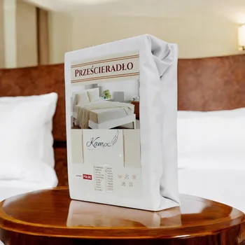 Prostěradlo PROSTĚRADLO S GUMOU DAMAŠEK PROUŽEK 1CM BOK 30 CM BAVLNA 140X220