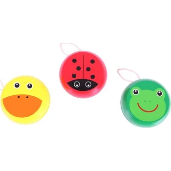 Dřevěná hračka Bigjigs Toys - Dřevěné Jojo 1ks kačenka