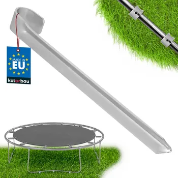 Příslušenství pro plot Vjezdová kotva botka pro trampolíny pozinkovaná 430 mm