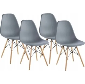 Židle Saska garden šedá 4 ks