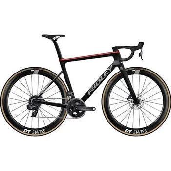 Silniční kolo RIDLEY kolo FALCN RS DuraAce Di2 UD Carbon/Candy Red Metallic/Silver velikost M